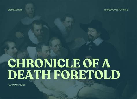 Chronicle of a Death Foretold: A Haunting Meditation on Honor and Inevitability